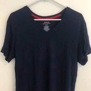 Polo dark blue v-cut t-shirt